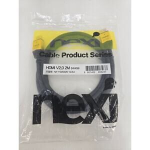 Nexi HDMI V2.0 2M NX-HD20020 gold plated cable NX459 new sealed